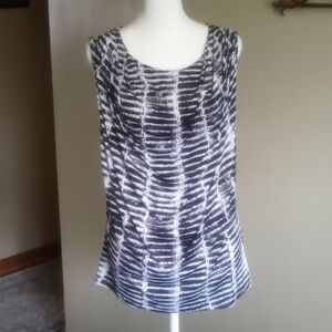 Worthington Stretch Sleeveless Blouse size L
